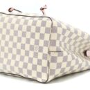 AAA Replica Louis Vuitton LV NEO NOE BUCKET BAG DAMIER AZUR/PINK GHW