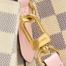 AAA Replica Louis Vuitton LV NEO NOE BUCKET BAG DAMIER AZUR/PINK GHW