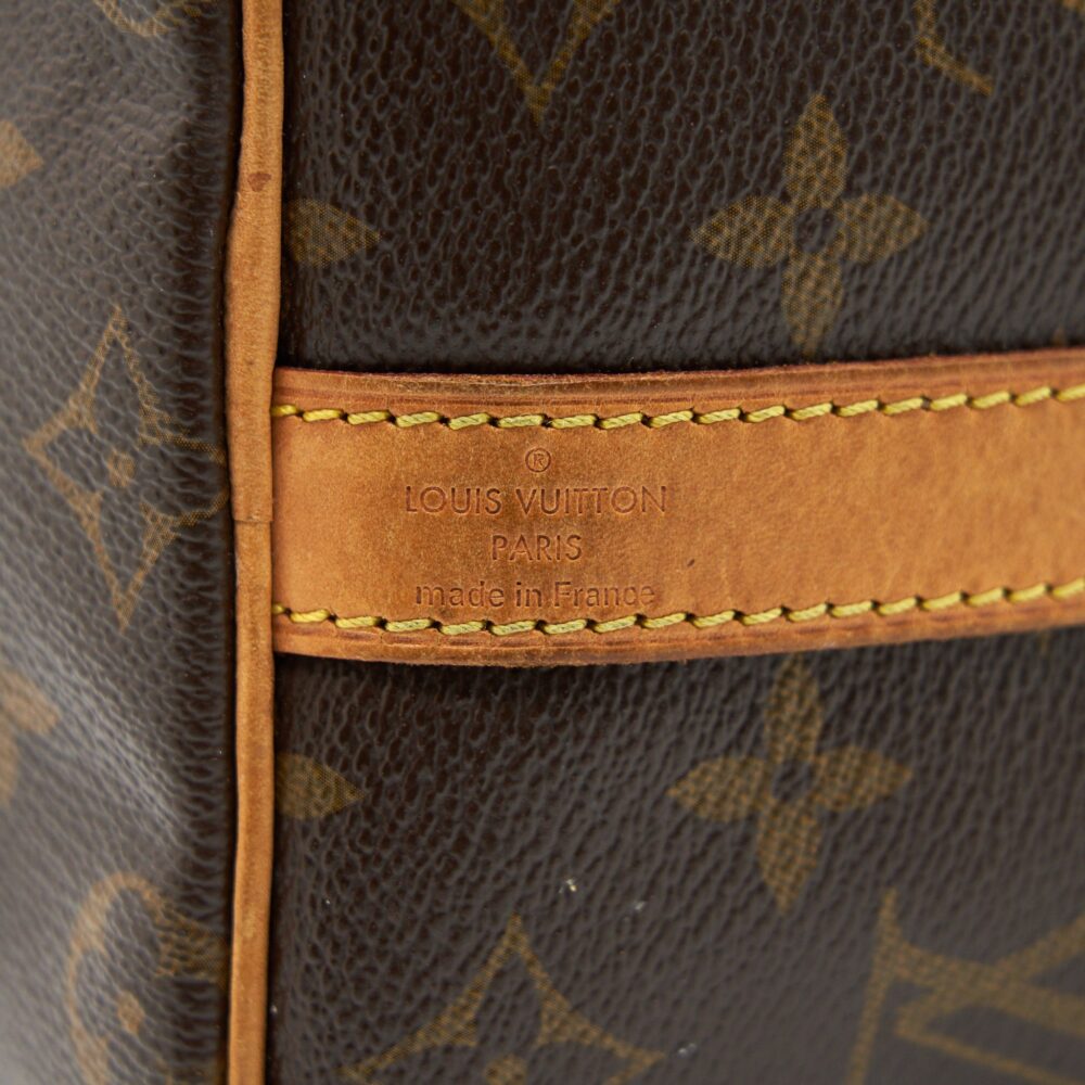 AAA Replica Louis Vuitton LV SPEEDY25 WITH STRAP MONOGRAM CANVAS