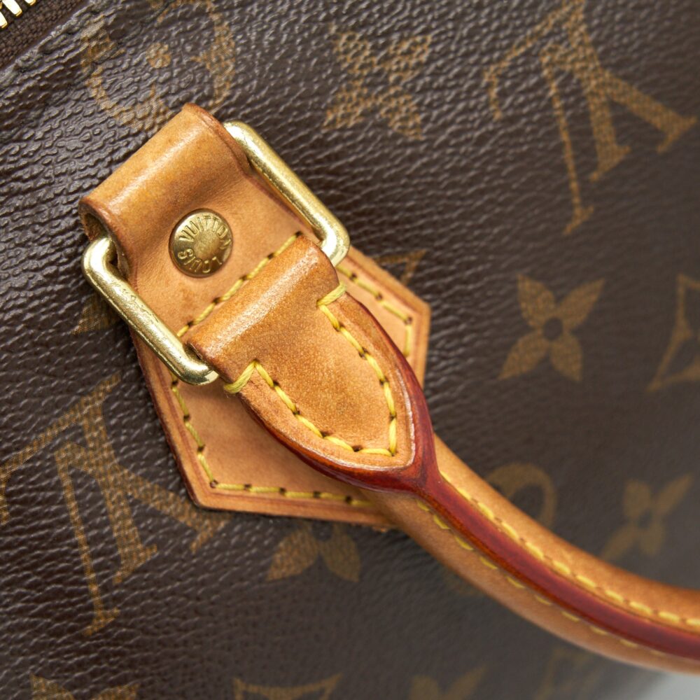 AAA Replica Louis Vuitton LV SPEEDY25 WITH STRAP MONOGRAM CANVAS