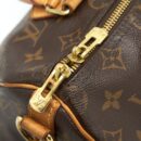AAA Replica Louis Vuitton LV SPEEDY25 WITH STRAP MONOGRAM CANVAS