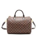AAA Replica Louis Vuitton LV SPEEDY 30 DAMIER EBENE GHW