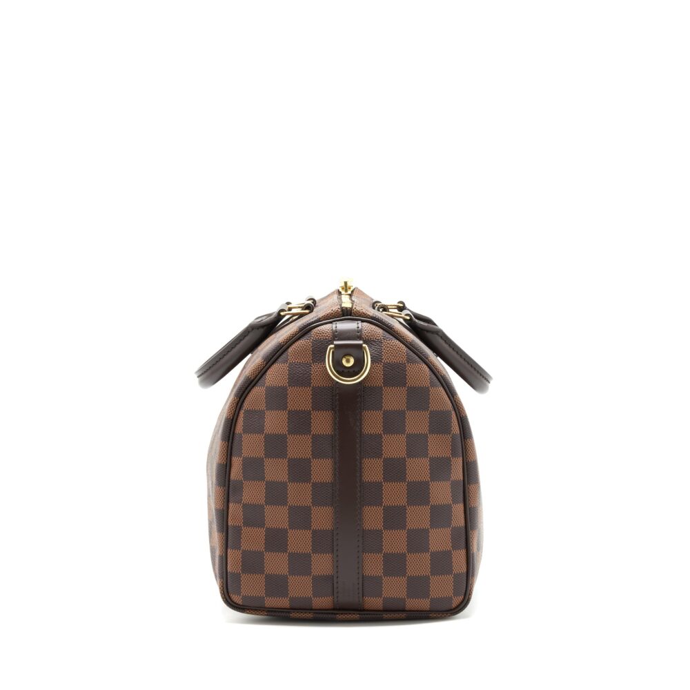 AAA Replica Louis Vuitton LV SPEEDY 30 DAMIER EBENE GHW