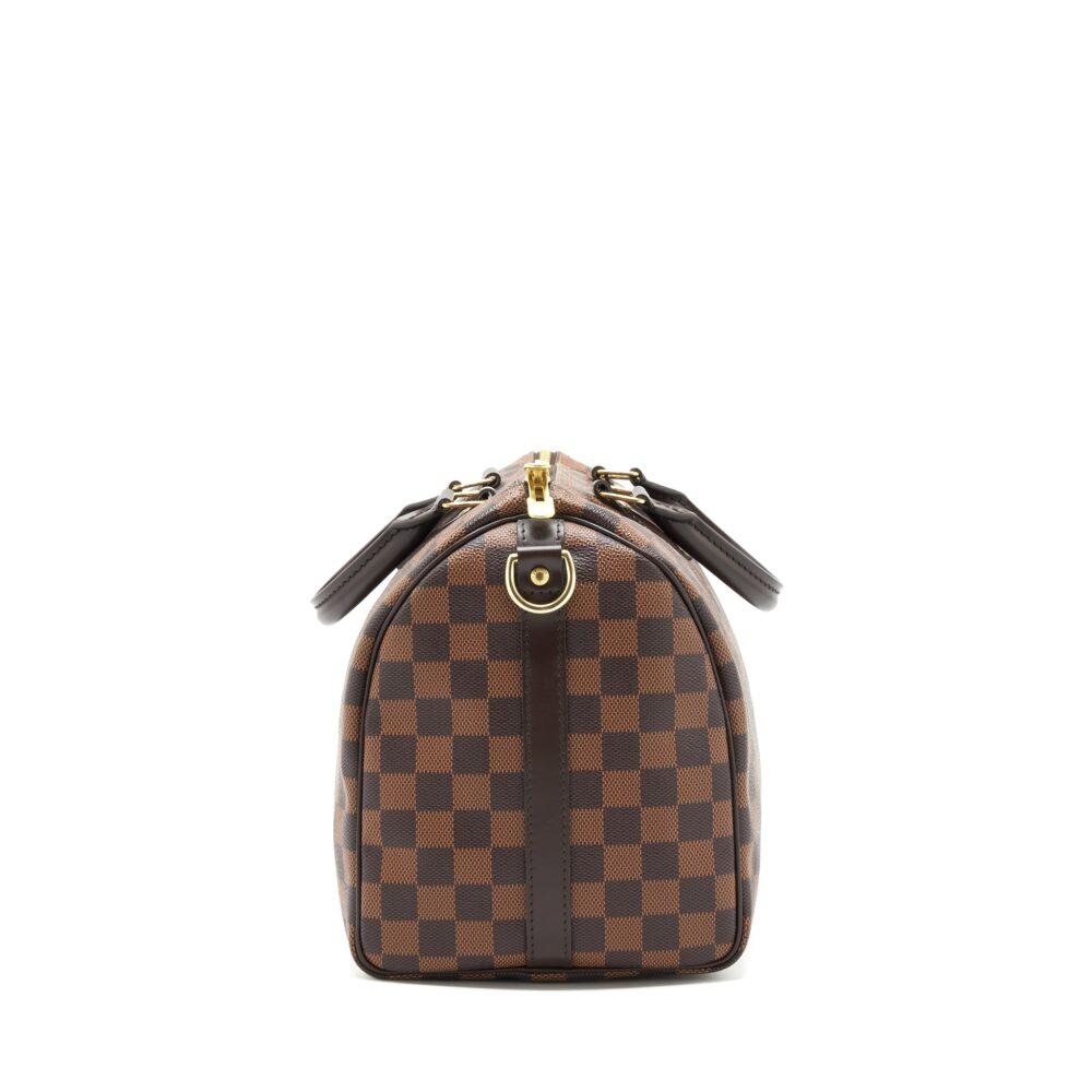 AAA Replica Louis Vuitton LV SPEEDY 30 DAMIER EBENE GHW
