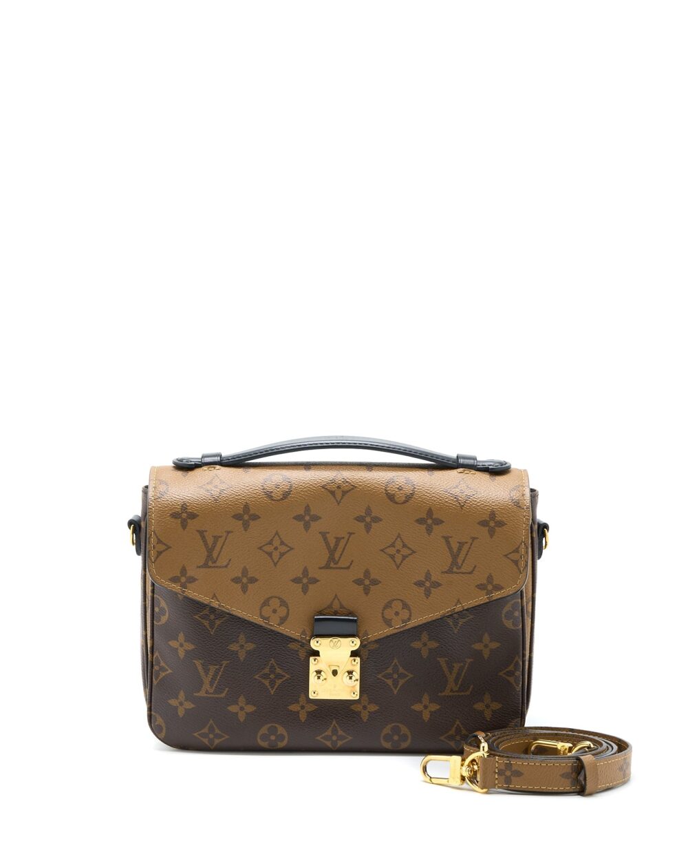 AAA Replica Louis Vuitton LV POCHETTE METIS MONOGRAM REVERSE CANVAS GHW
