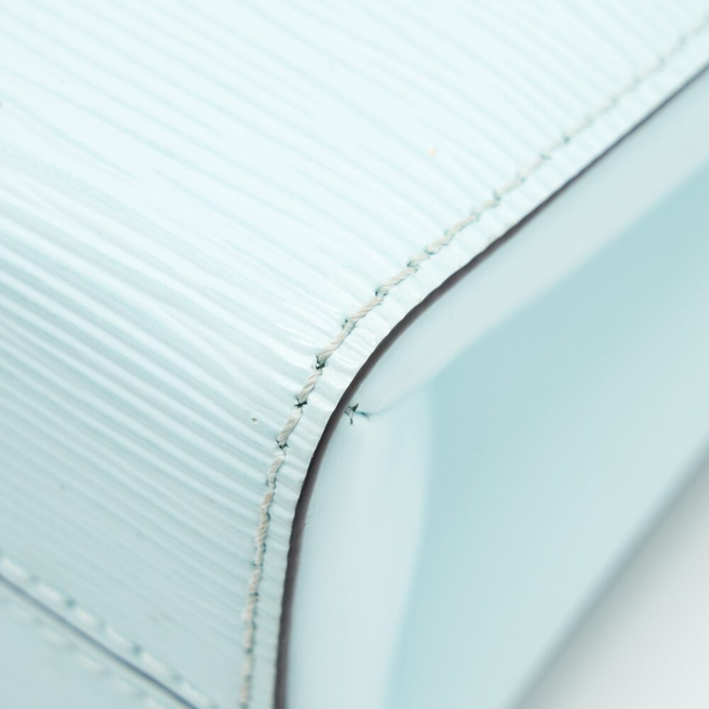 AAA Replica Louis Vuitton LV TOP HANDLE FLAP BAG EPI LIGHT BLUE SHW