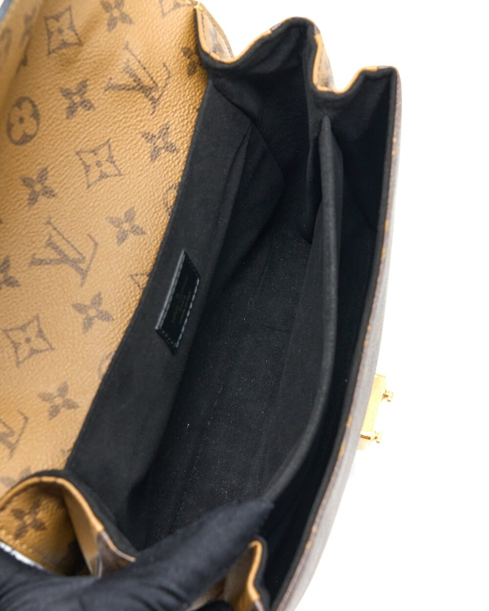 AAA Replica Louis Vuitton LV POCHETTE MÉTIS MONOGRAM REVERSE CANVAS GHW