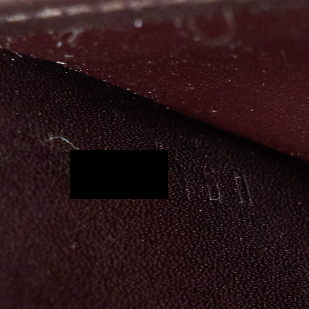 AAA Replica Louis Vuitton LV SARAH LONG WALLET VERNIS AMARANTE GHW
