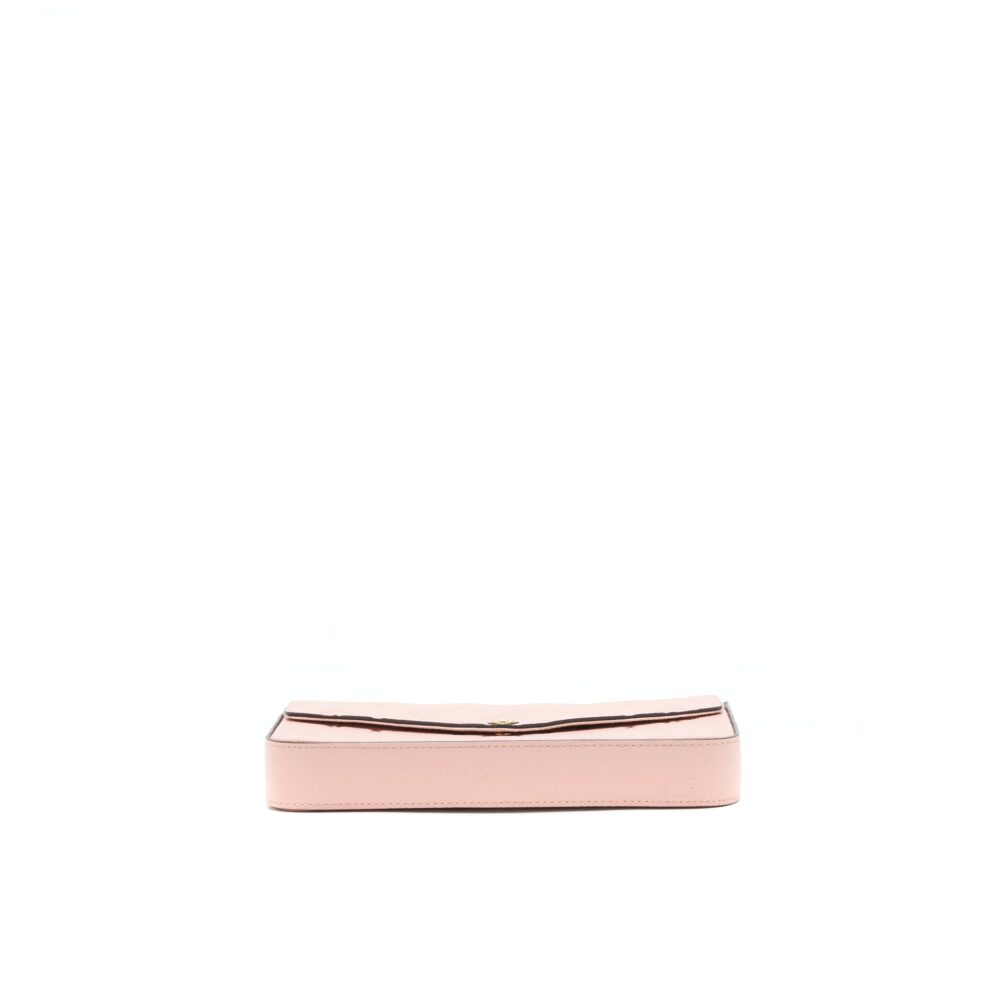 AAA Replica Louis Vuitton LV FELICIE POCHETTE MONOGRAM EMPREINTE ROSE POUDRE