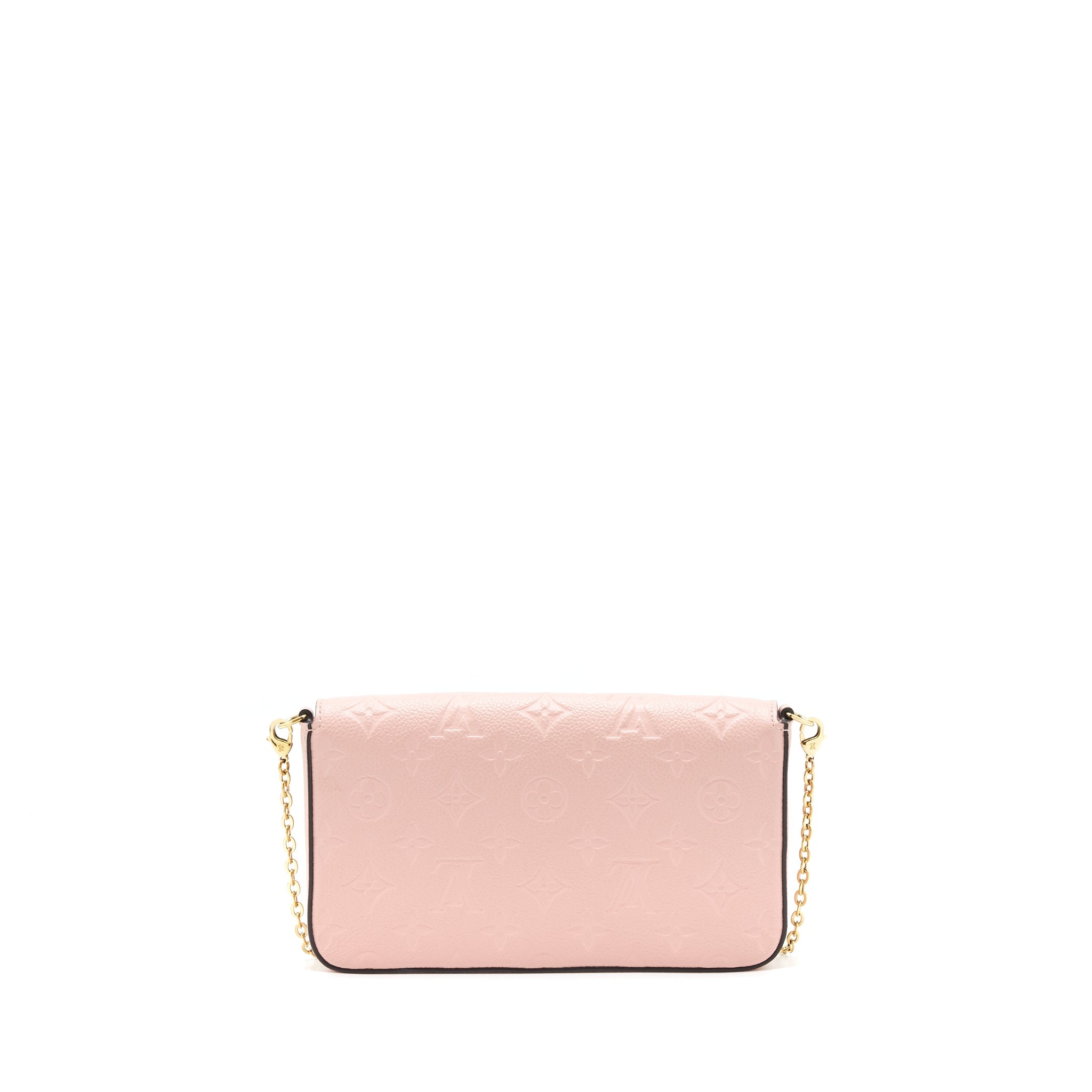 AAA Replica Louis Vuitton LV FELICIE POCHETTE MONOGRAM EMPREINTE ROSE POUDRE