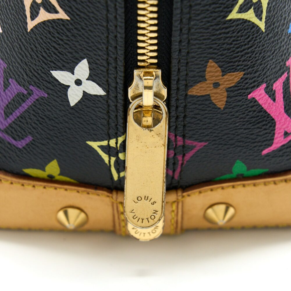 AAA Replica Louis Vuitton LV ALMA BAG MONOGRAM CANVAS MULTICOLOUR/ BLACK GHW