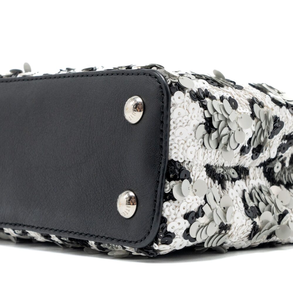 AAA Replica Louis Vuitton LV CAPUCINES MINI LIMITED EDITION SUQUIN / LEATHER MULTICOLOUR BLACK SHW