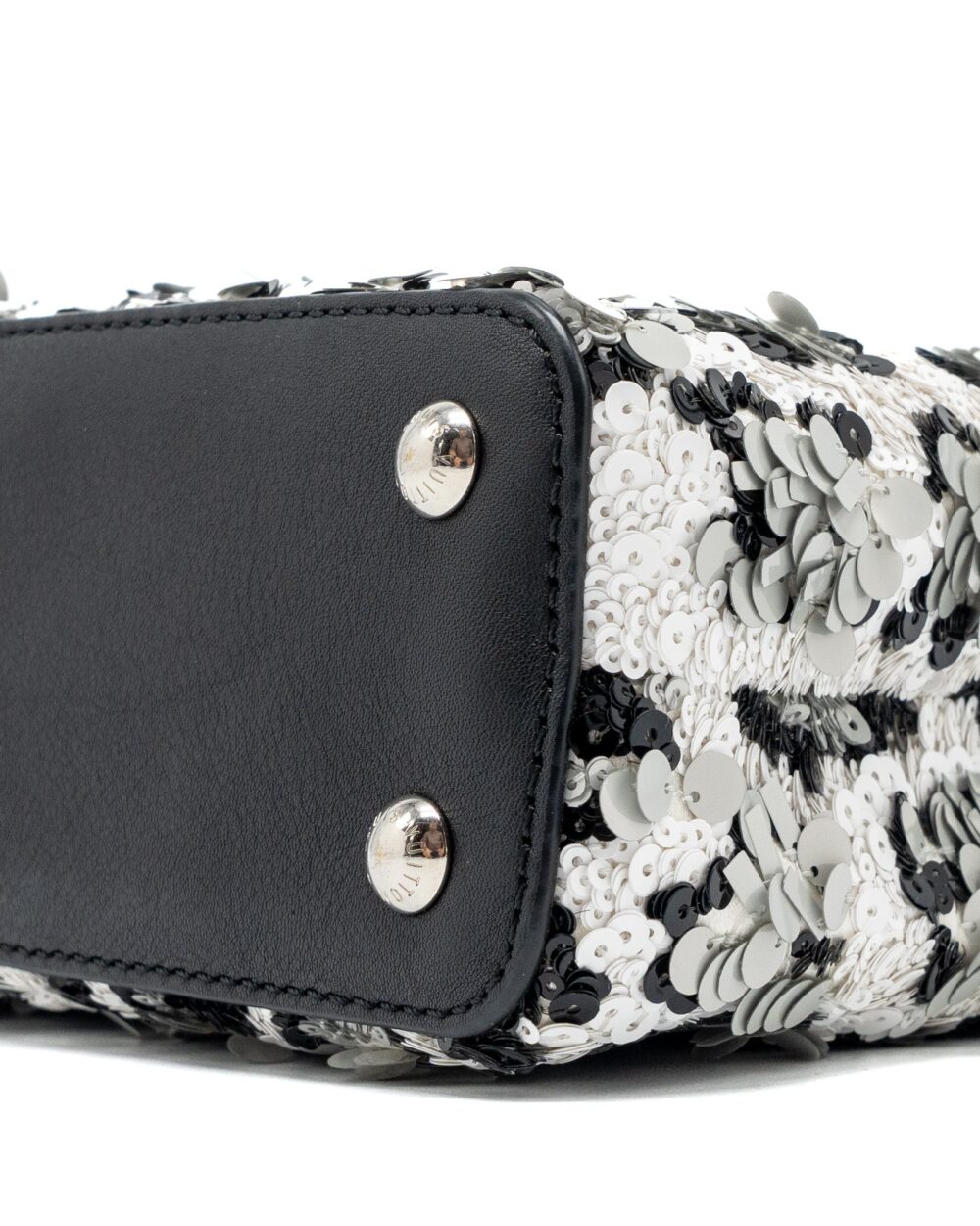 AAA Replica Louis Vuitton LV CAPUCINES MINI LIMITED EDITION SUQUIN / LEATHER MULTICOLOUR BLACK SHW