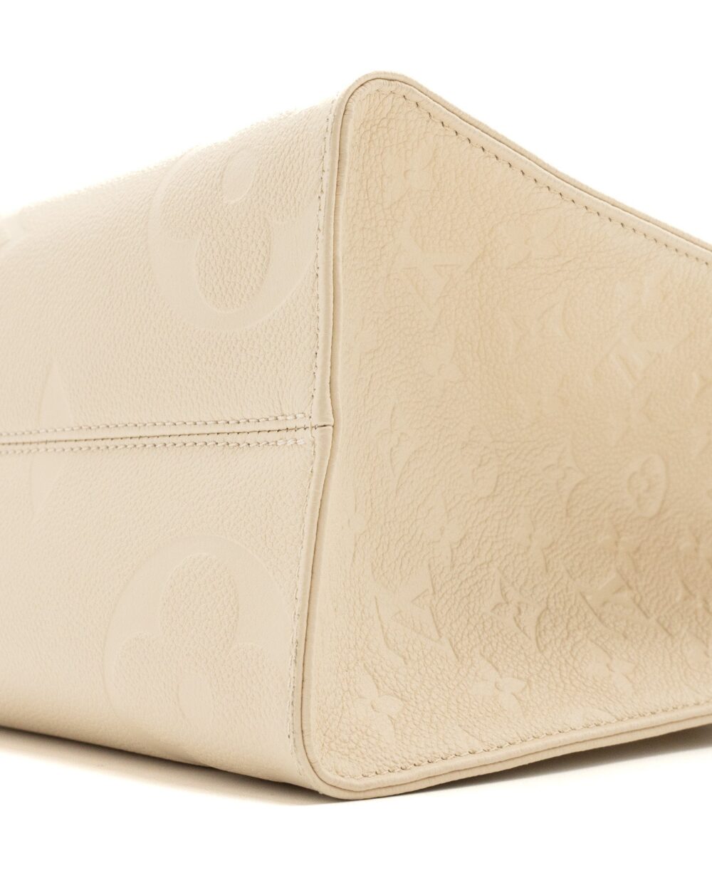AAA Replica Louis Vuitton LV ONTHEGO MM EMPREINTE LEATHER WHITE GHW (NEW VERSION)