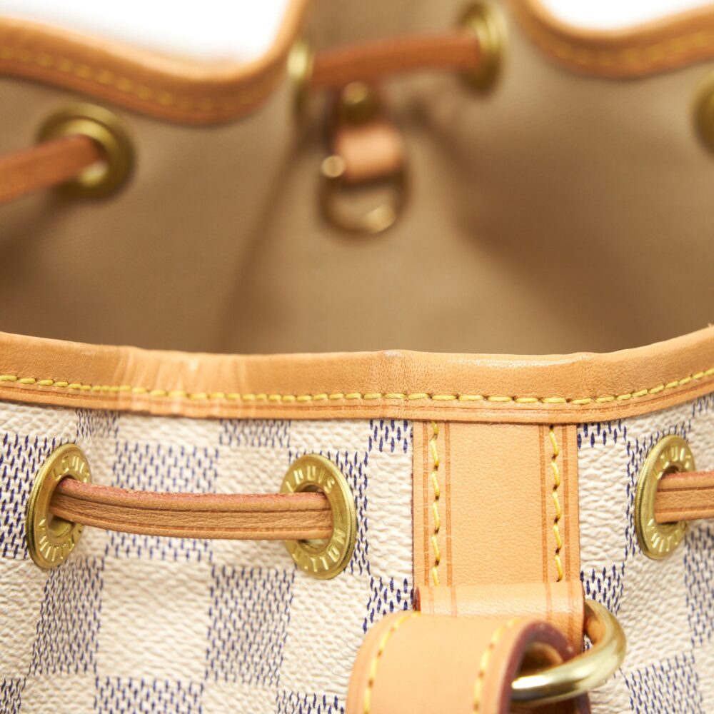 AAA Replica Louis Vuitton LV NEO NOE BB DAMIER AZUR CANVAS GHW