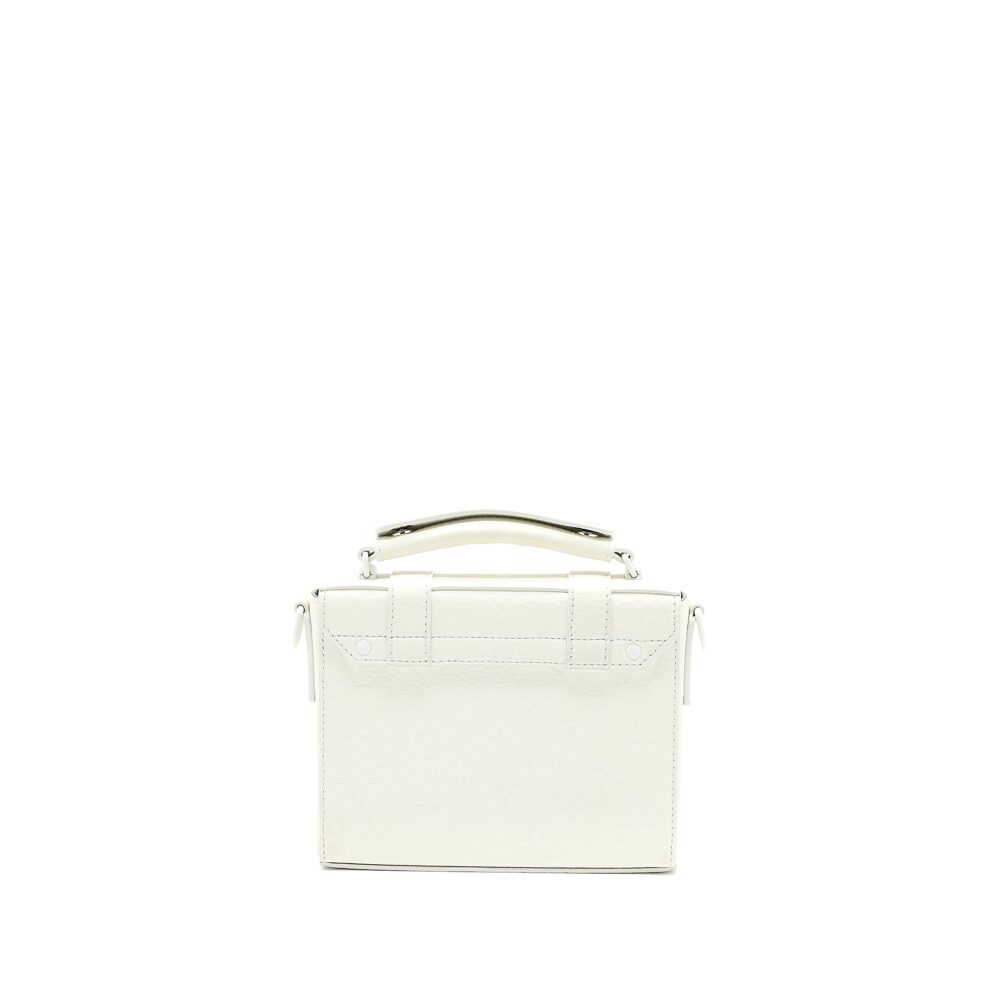 AAA Replica Louis Vuitton LV SCARECROW PRINTED FLAP BAG CALFSKIN WHITE WITH WHITE HARDWARE