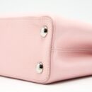 AAA Replica Louis Vuitton LV CAPUCINES BB IN PINK WITH RED FLORAL PATTERN