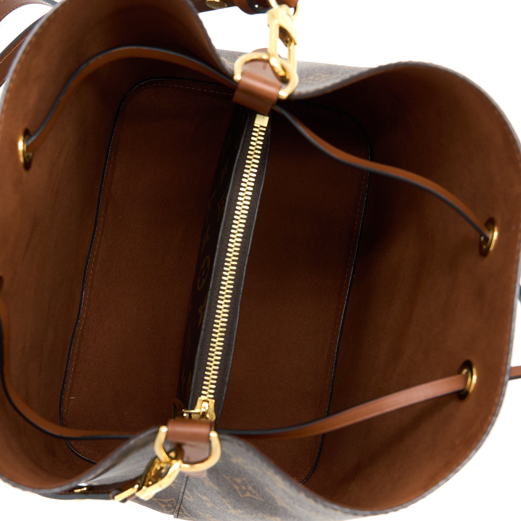 AAA Replica Louis Vuitton LV NEONOE MONOGRAM CANVAS CARAMEL GHW