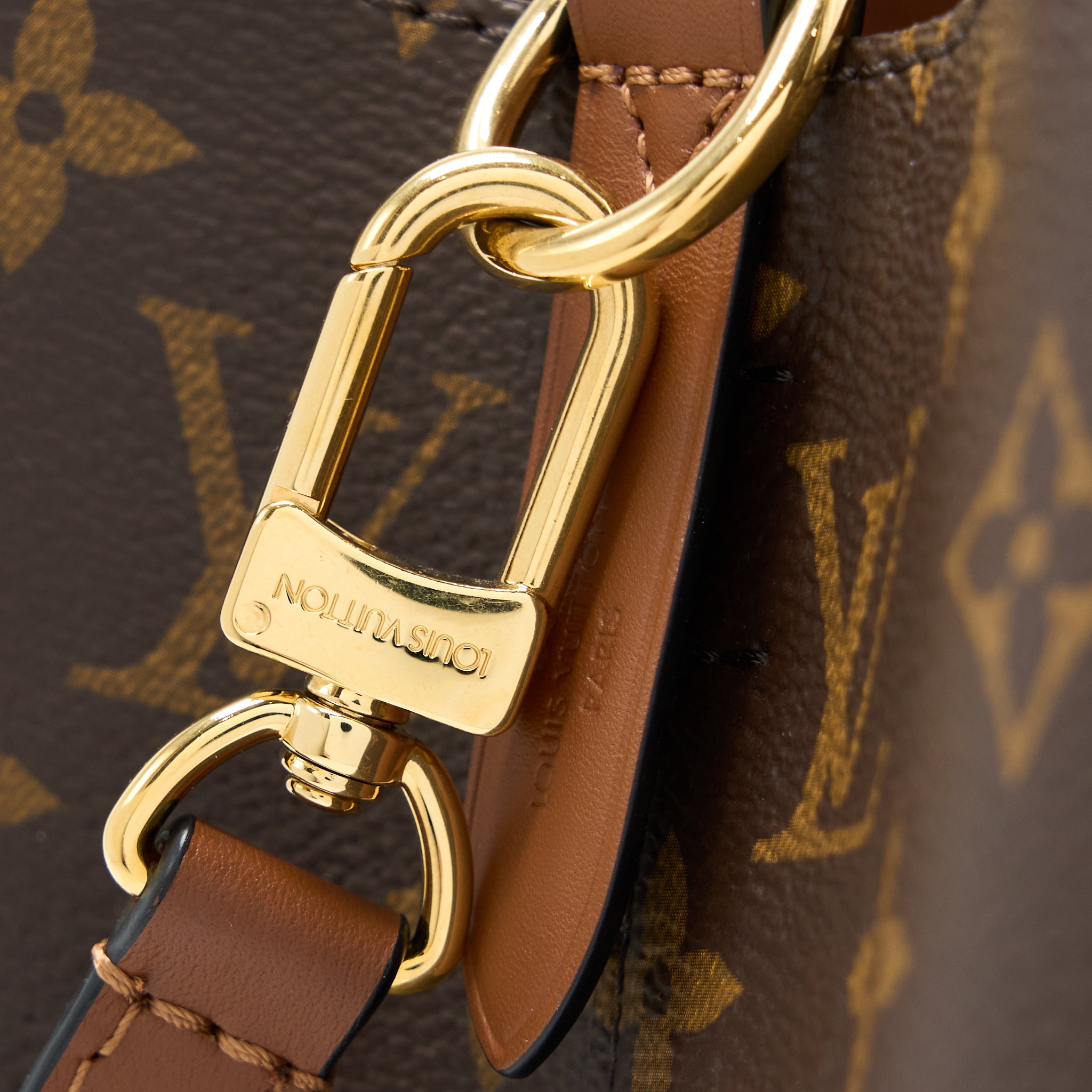 AAA Replica Louis Vuitton LV NEONOE MONOGRAM CANVAS CARAMEL GHW