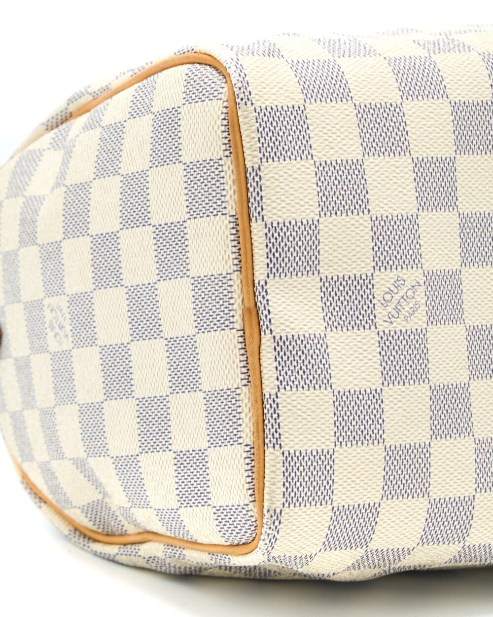 AAA Replica Louis Vuitton LV SPEEDY 25 DAMIER AZUR CANVAS GHW