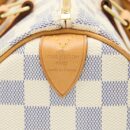AAA Replica Louis Vuitton LV SPEEDY 25 DAMIER AZUR CANVAS GHW