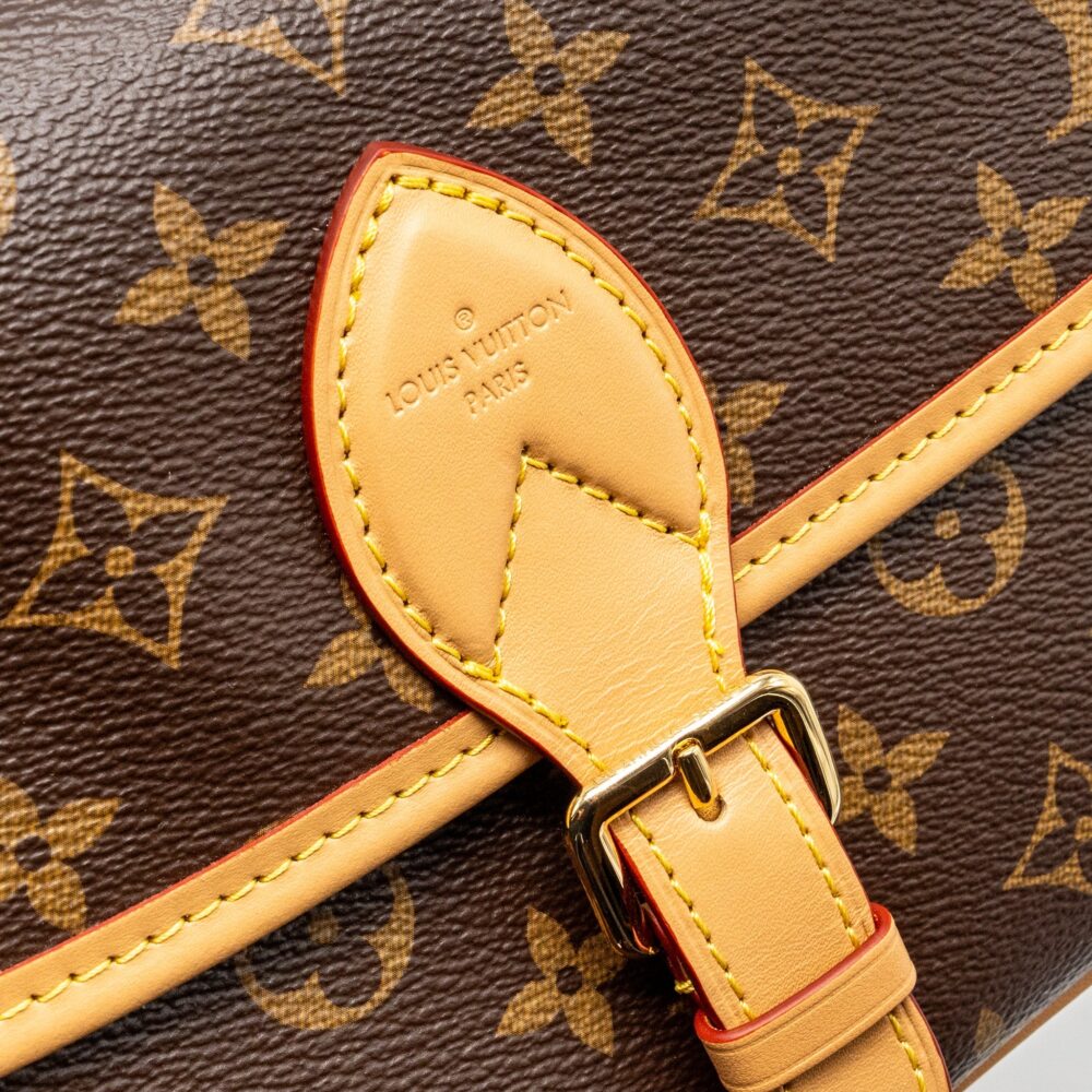 AAA Replica Louis Vuitton LV DIANE BAG WITH JACQUARD STRAP MONOGRAM CANVAS GHW