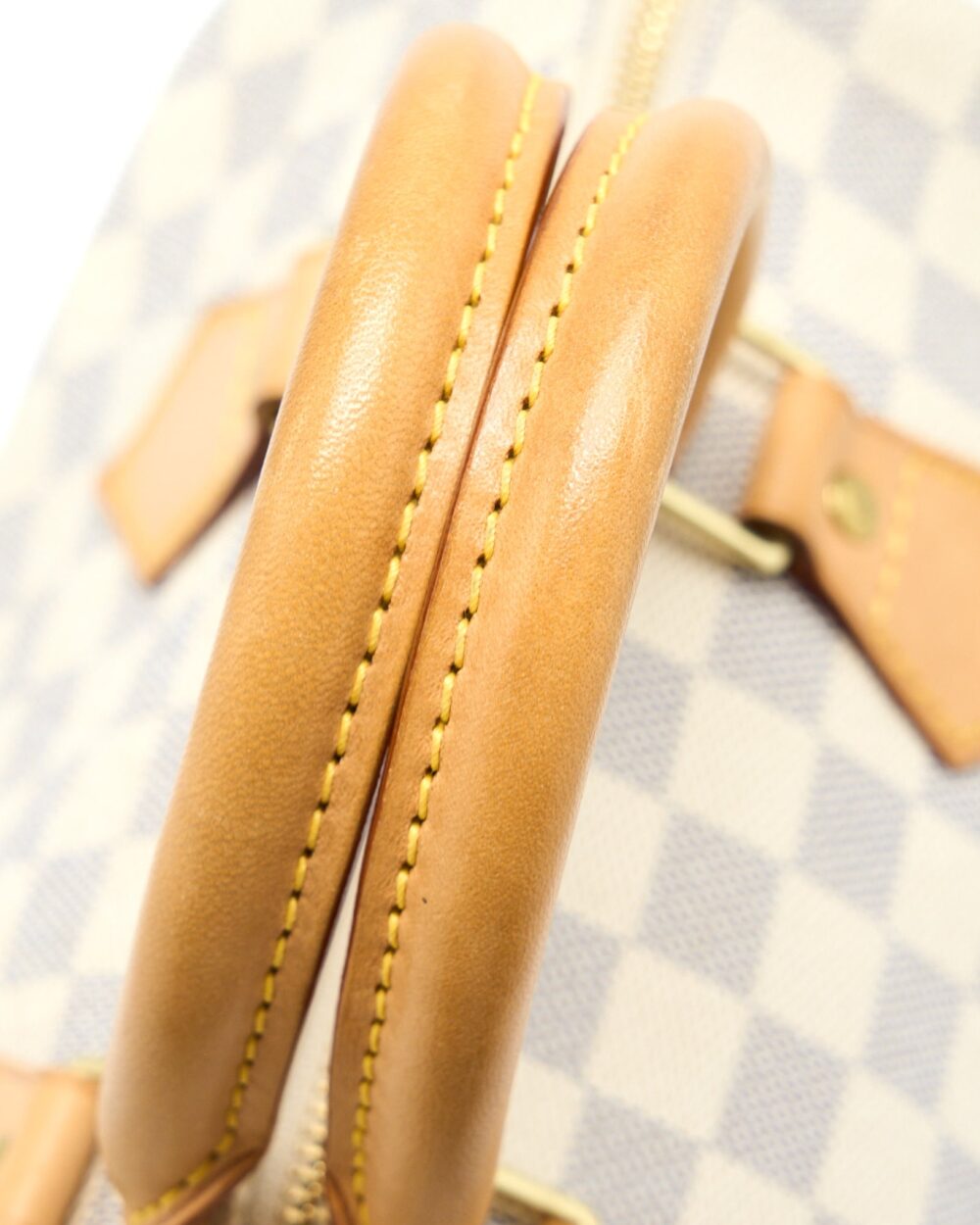 AAA Replica Louis Vuitton LV SPEEDY 25 DAMIER AZUR CANVAS GHW