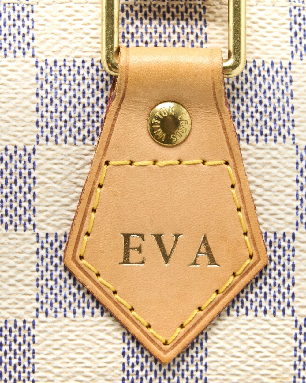 AAA Replica Louis Vuitton LV SPEEDY 25 DAMIER AZUR CANVAS GHW