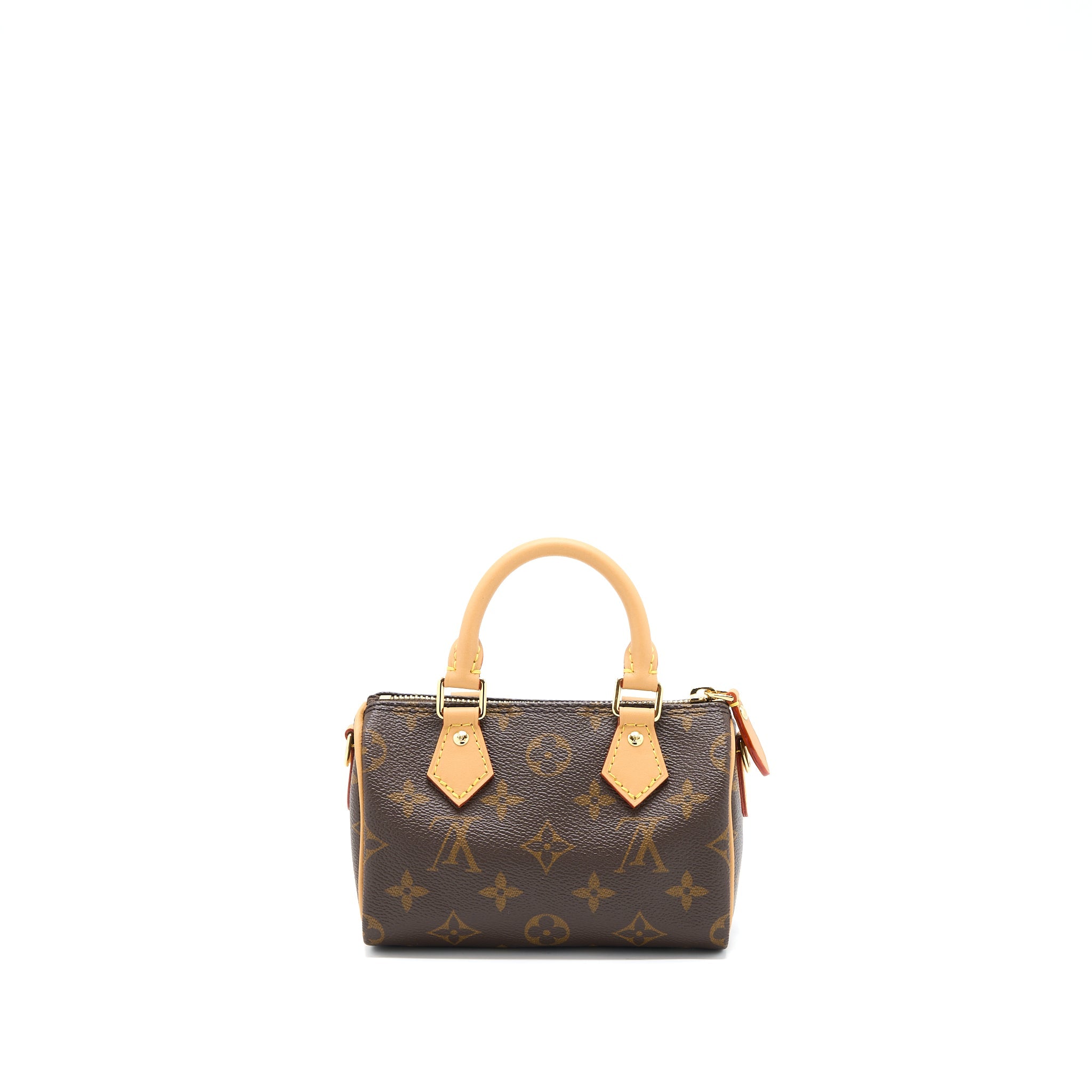 AAA Replica Louis Vuitton LV NEW VERSION NANO SPEEDY MONOGRAM CANVAS GHW