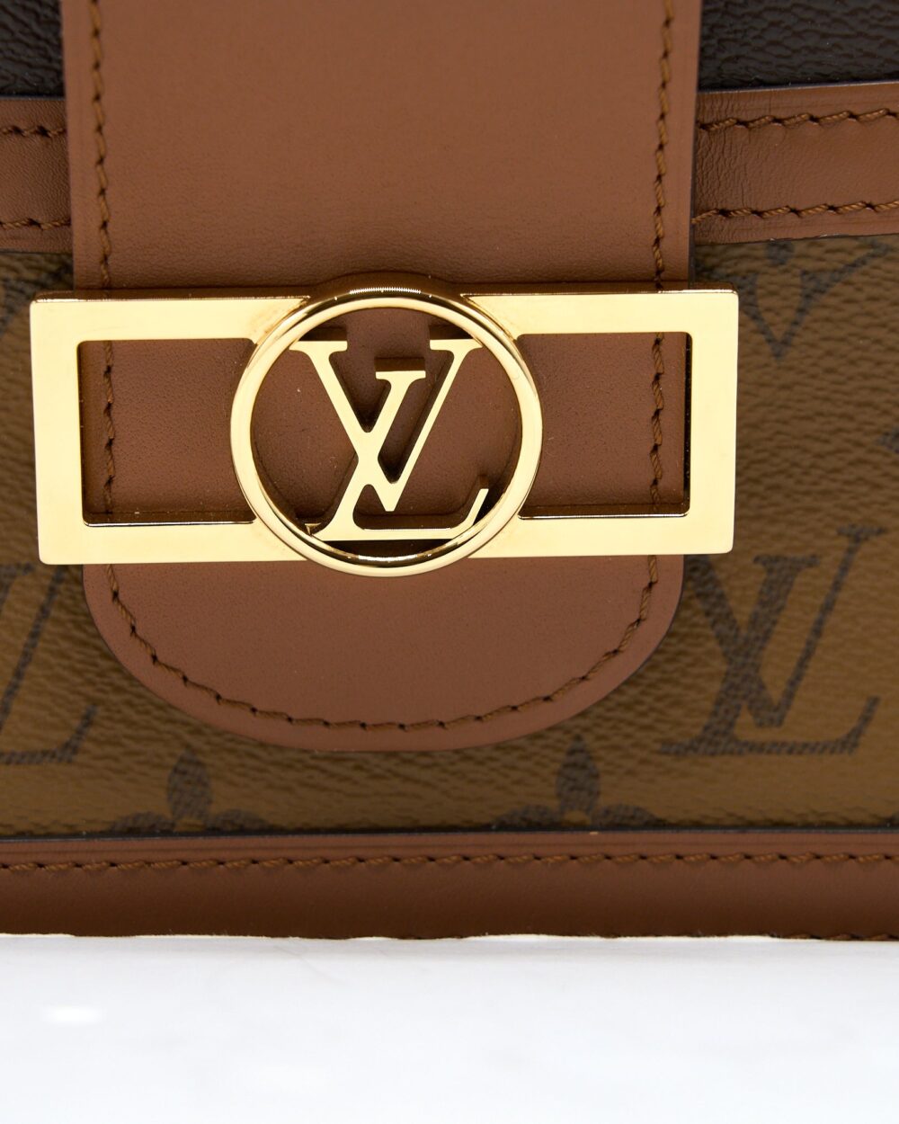 AAA Replica Louis Vuitton LV DAUPHINE MM MONOGRAM CANVAS GHW