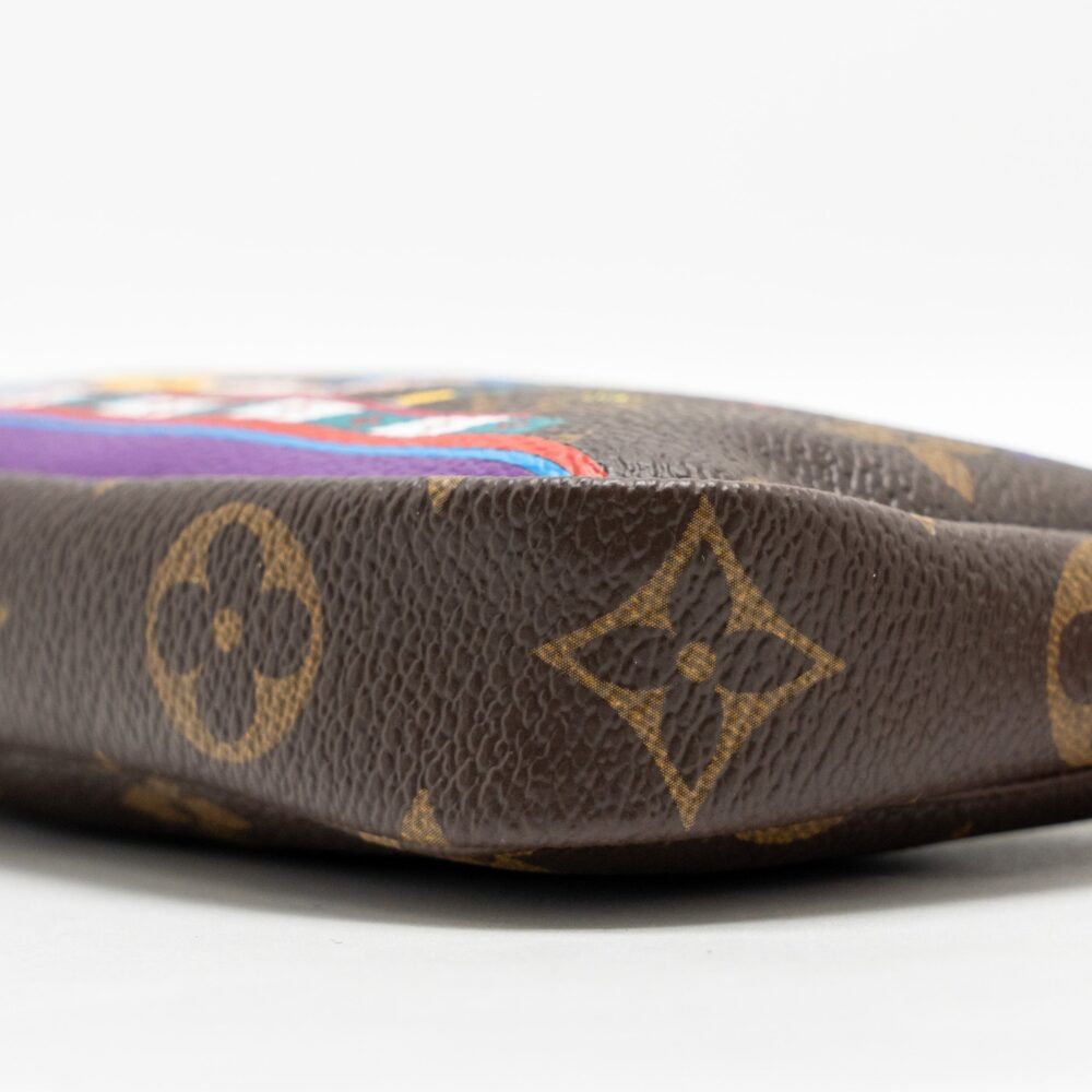 AAA Replica Louis Vuitton LV 2020 MINI POCHETTE 2020 CHRISTMAS ANIMATION BUMPER CARS MONOGRAM CANVAS GHW