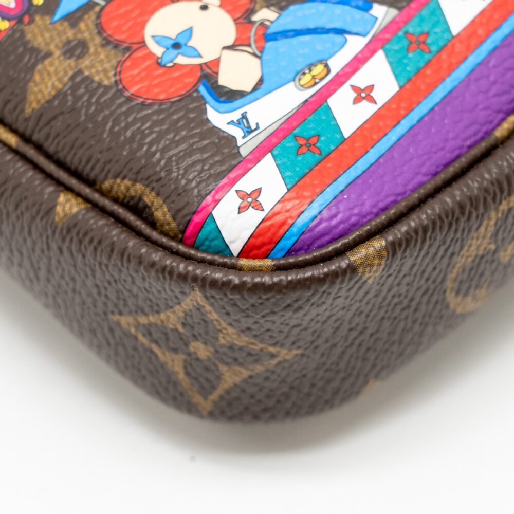 AAA Replica Louis Vuitton LV 2020 MINI POCHETTE 2020 CHRISTMAS ANIMATION BUMPER CARS MONOGRAM CANVAS GHW