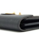AAA Replica Louis Vuitton LV LONG WALLET BLACK/MONOGRAM CANVAS GHW