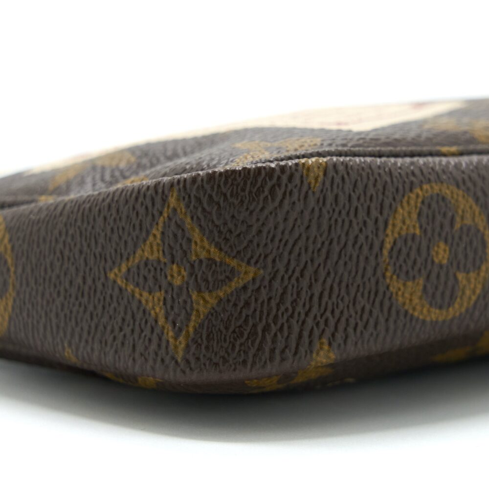 AAA Replica Louis Vuitton LV MINI POCHETTE LIMITED EDITION MONOGRAM CANVAS GHW