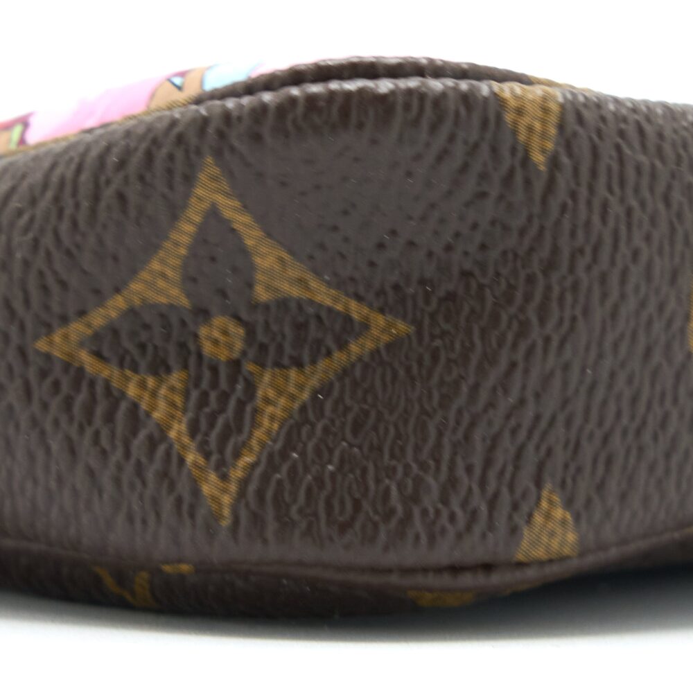 AAA Replica Louis Vuitton LV MINI POCHETTE ACCESSORIES LIMITED VIVIENNE HOLIDAYS JAPAN MONOGRAM CANVAS GHW