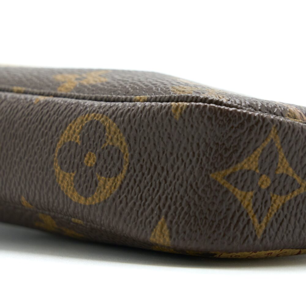 AAA Replica Louis Vuitton LV MINI POCHETTE LIMITED EDITION MONOGRAM CANVAS GHW