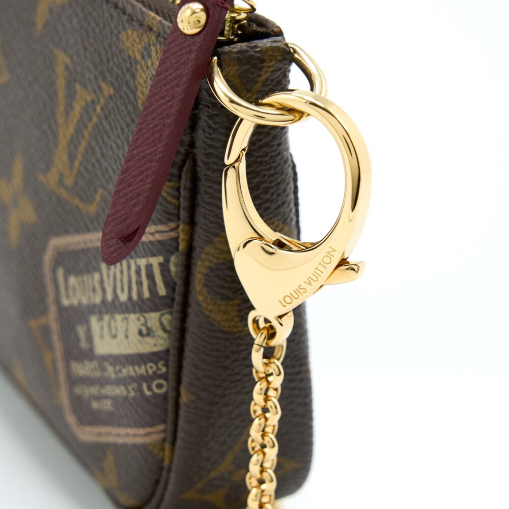 AAA Replica Louis Vuitton LV MINI POCHETTE LIMITED EDITION MONOGRAM CANVAS GHW