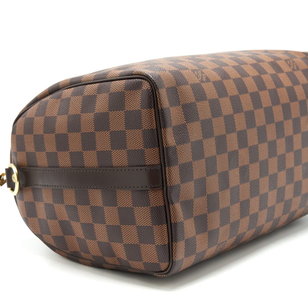 AAA Replica Louis Vuitton LV SPEEDY 30 DAMIER EBENE GHW