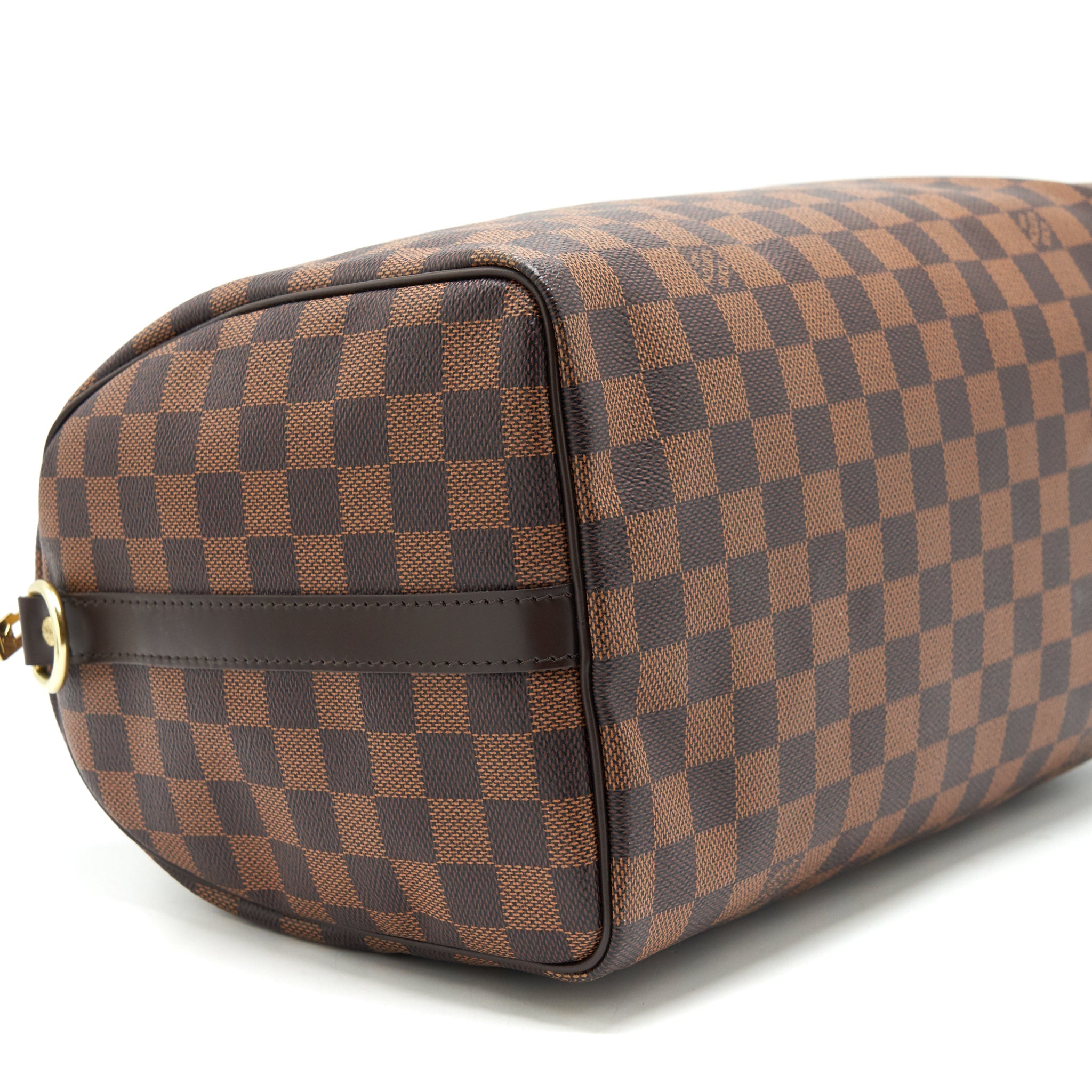 AAA Replica Louis Vuitton LV SPEEDY 30 DAMIER EBENE GHW