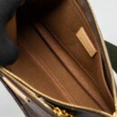 AAA Replica Louis Vuitton LV MULTI POCHETTE MONOGRAM CANVAS WITH KHAKI/ROSE CLAIR TWO STRAPS GHW