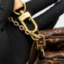 AAA Replica Louis Vuitton LV MULTI POCHETTE MONOGRAM CANVAS WITH KHAKI/ROSE CLAIR TWO STRAPS GHW
