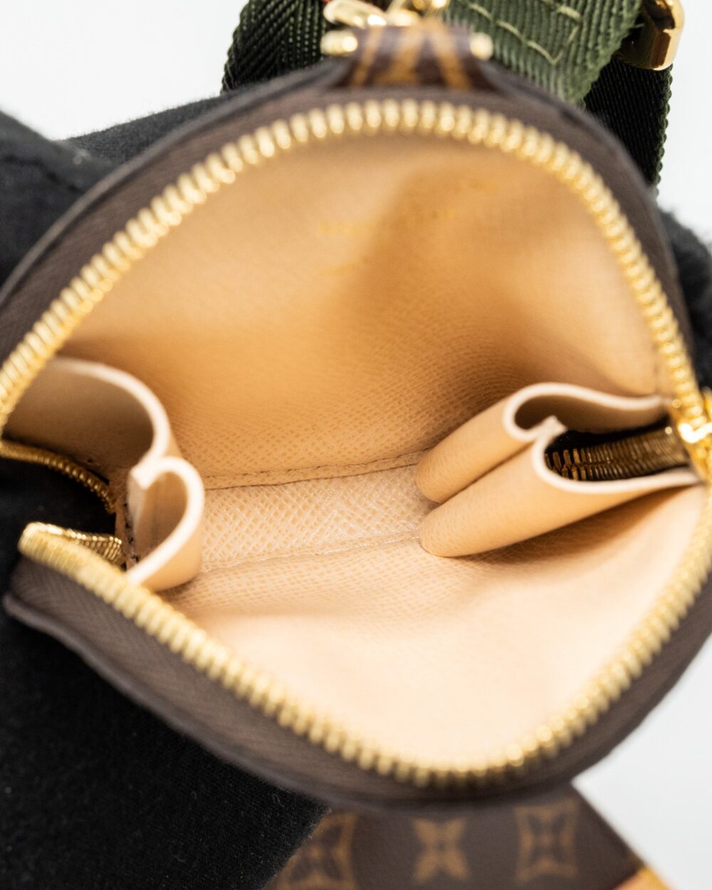 AAA Replica Louis Vuitton LV MULTI POCHETTE MONOGRAM CANVAS WITH KHAKI/ROSE CLAIR TWO STRAPS GHW