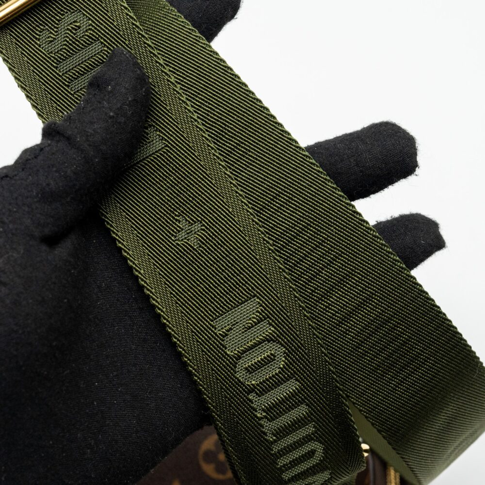 AAA Replica Louis Vuitton LV MULTI POCHETTE MONOGRAM CANVAS WITH KHAKI/ROSE CLAIR TWO STRAPS GHW
