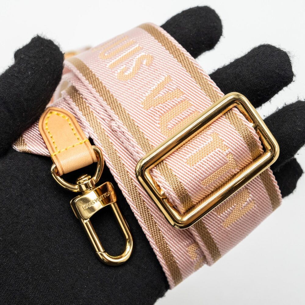 AAA Replica Louis Vuitton LV MULTI POCHETTE MONOGRAM CANVAS WITH KHAKI/ROSE CLAIR TWO STRAPS GHW