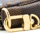 AAA Replica Louis Vuitton LV MINI POCHETTE ACCESSORIES LIMITED VIVIENNE HOLIDAYS DAMIER EBENE CANVAS GHW