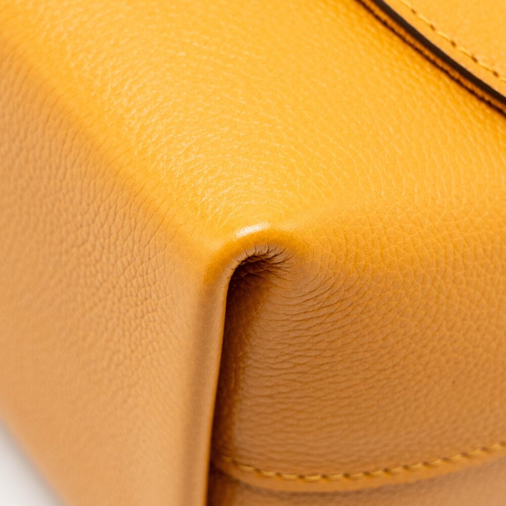 AAA Replica Louis Vuitton LV TOP HANDLE FLAP BAG CALFSKIN YELLOW GHW