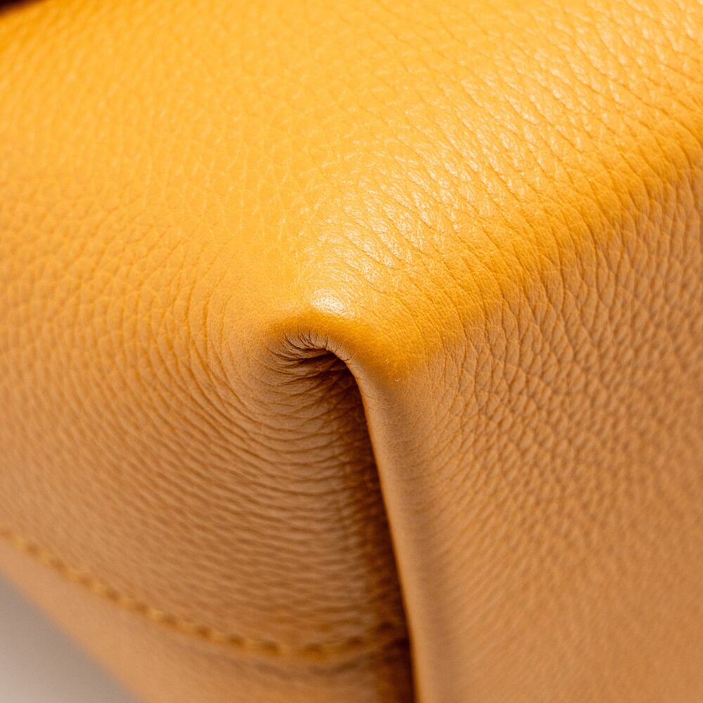 AAA Replica Louis Vuitton LV TOP HANDLE FLAP BAG CALFSKIN YELLOW GHW