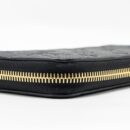 AAA Replica Louis Vuitton LV ZIPPY LONG WALLET EMBOSSED MONOGRAM EMPREINTE LEATHER BLACK GHW