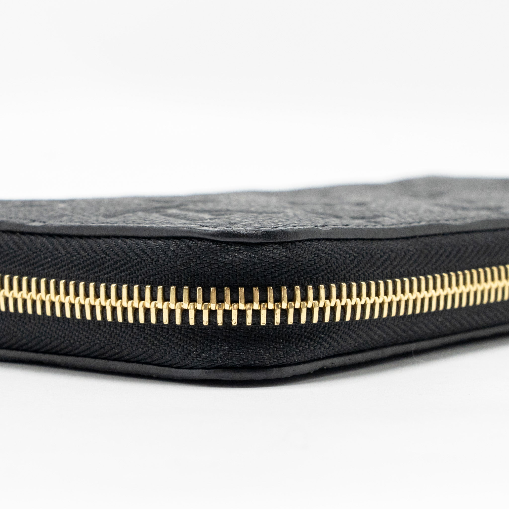AAA Replica Louis Vuitton LV ZIPPY LONG WALLET EMBOSSED MONOGRAM EMPREINTE LEATHER BLACK GHW