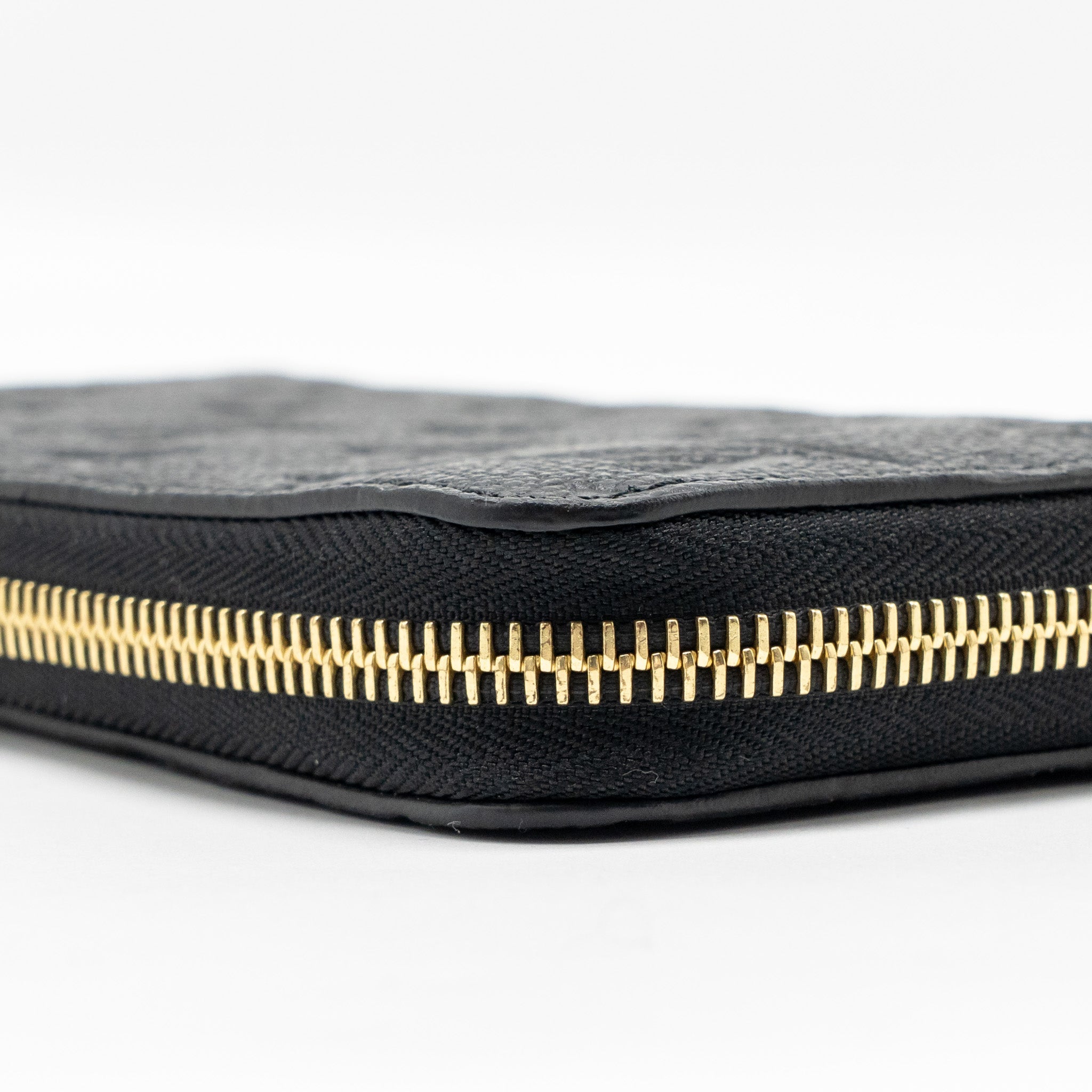 AAA Replica Louis Vuitton LV ZIPPY LONG WALLET EMBOSSED MONOGRAM EMPREINTE LEATHER BLACK GHW